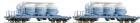 67011 Roco Set of 2 Silo cars Solvay